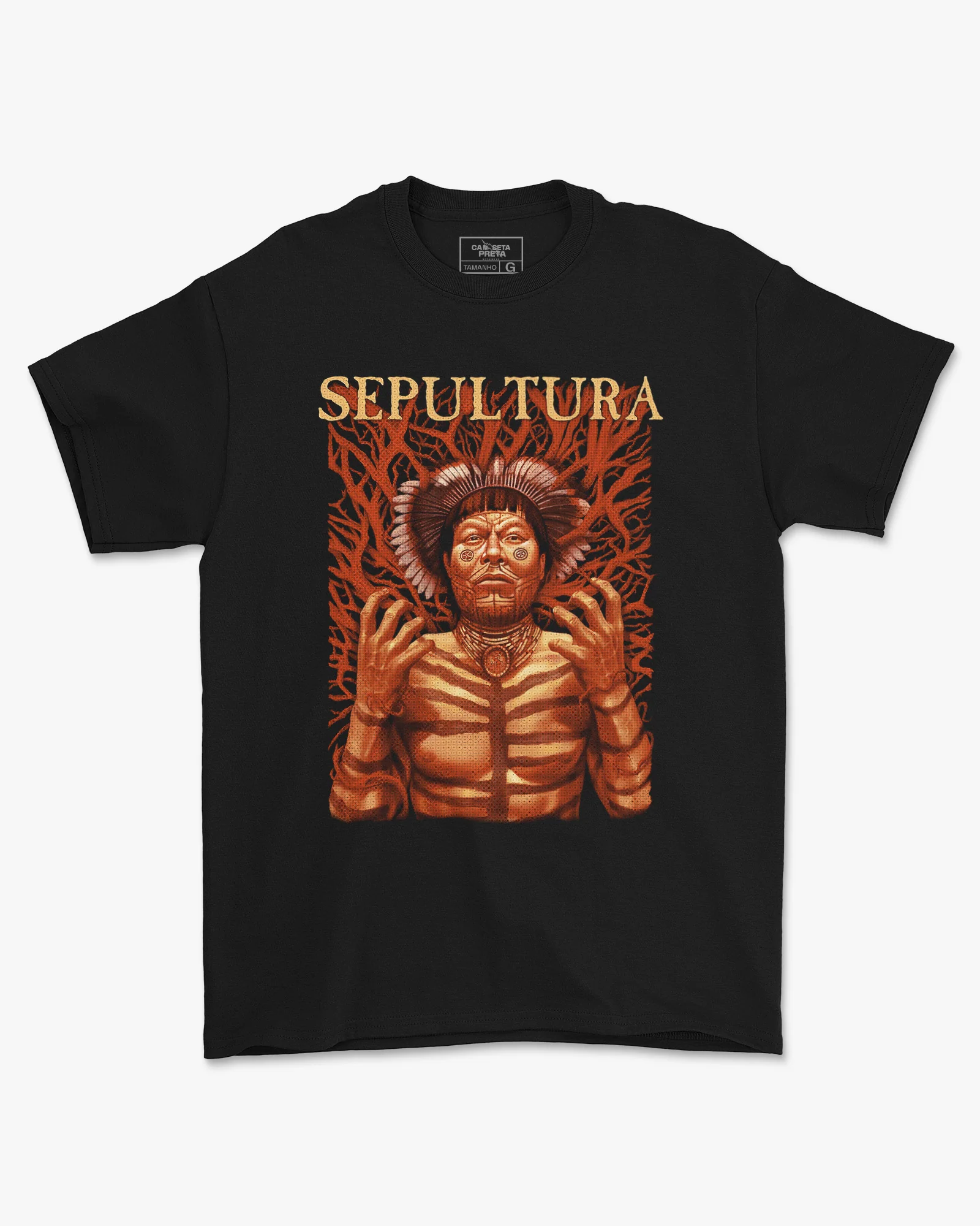 Camiseta Sepultura Xavante