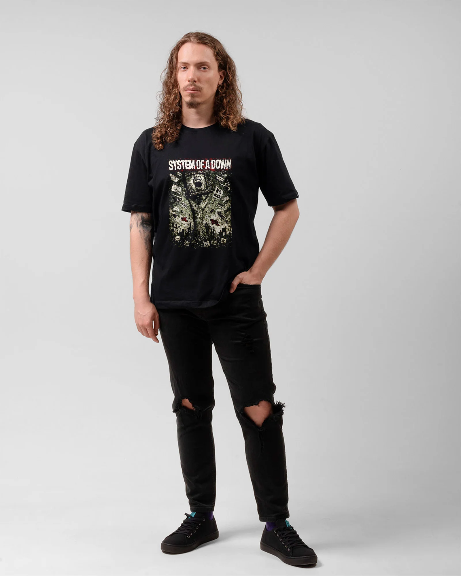 Camiseta System of a Down No War Television - Image 5